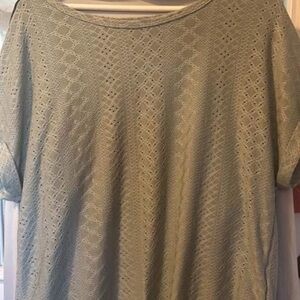 Elegant Lace Women Top in Light Green LG